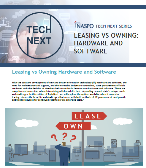 Tech Next: Leasing vs. Owning Hardware and Software